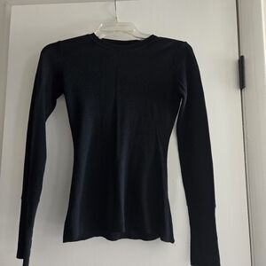 SO Womens Long Sleeve Black Top